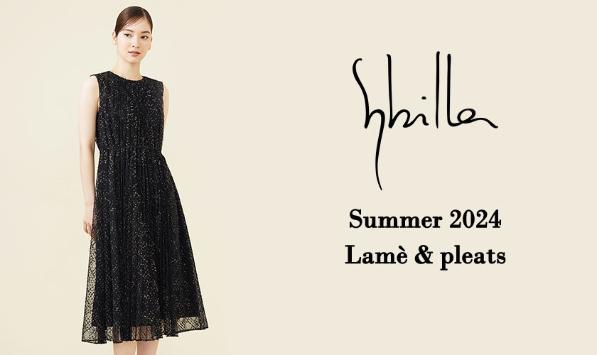 Sybilla Summer 2024 - Lamè & pleats - 