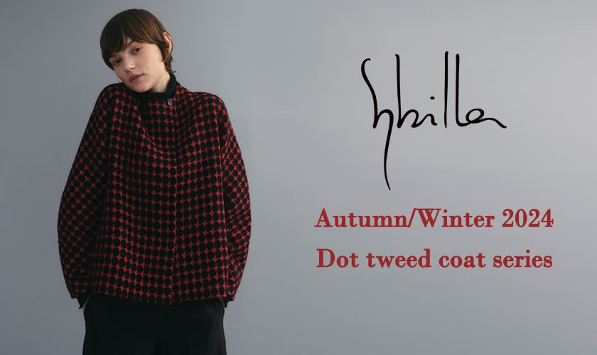 Sybilla Autumn/Winter 2024 - Dot tweet coat series- 