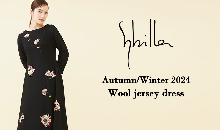 Sybilla Autumn/Winter 2024 -Wool jersey dress- 