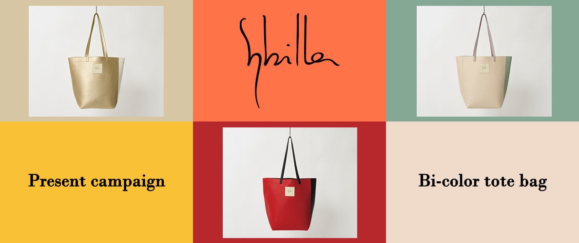 Sybilla【Bi-color tote bag】present campaign