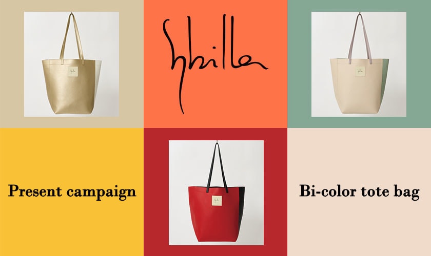 Sybilla【Bi-color tote bag】present campaign