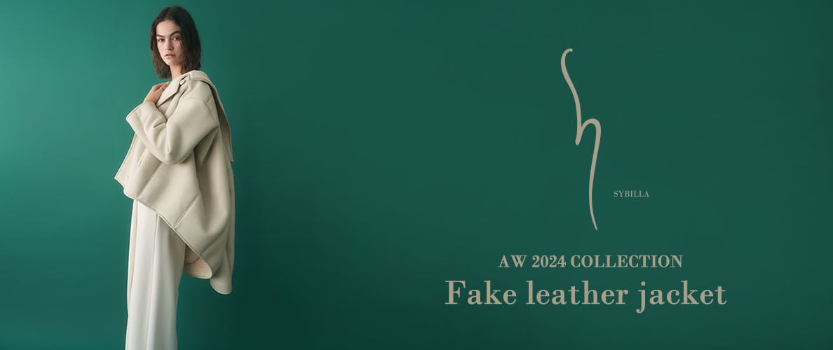 【S SYBILLA】AW24 - Fake leather jacket -