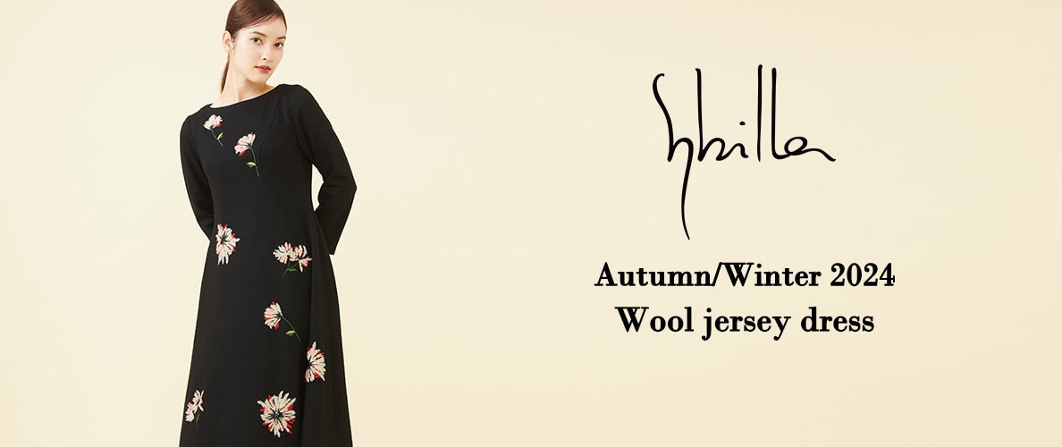 Sybilla Autumn/Winter 2024 -Wool jersey dress- 