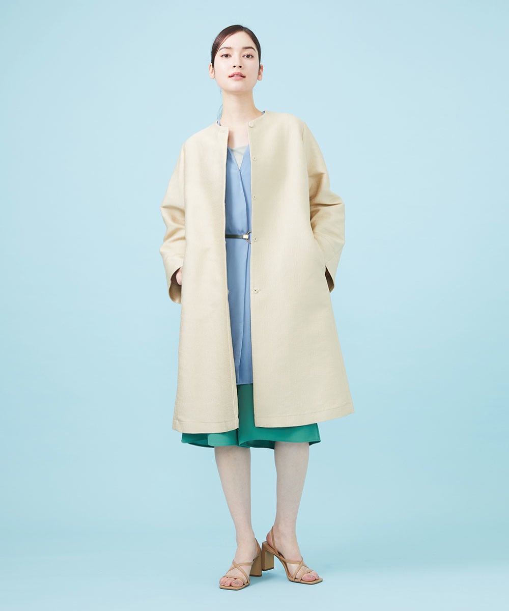 Recycled polyester coat