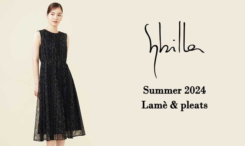 Sybilla Summer 2024 - Lamè & pleats -