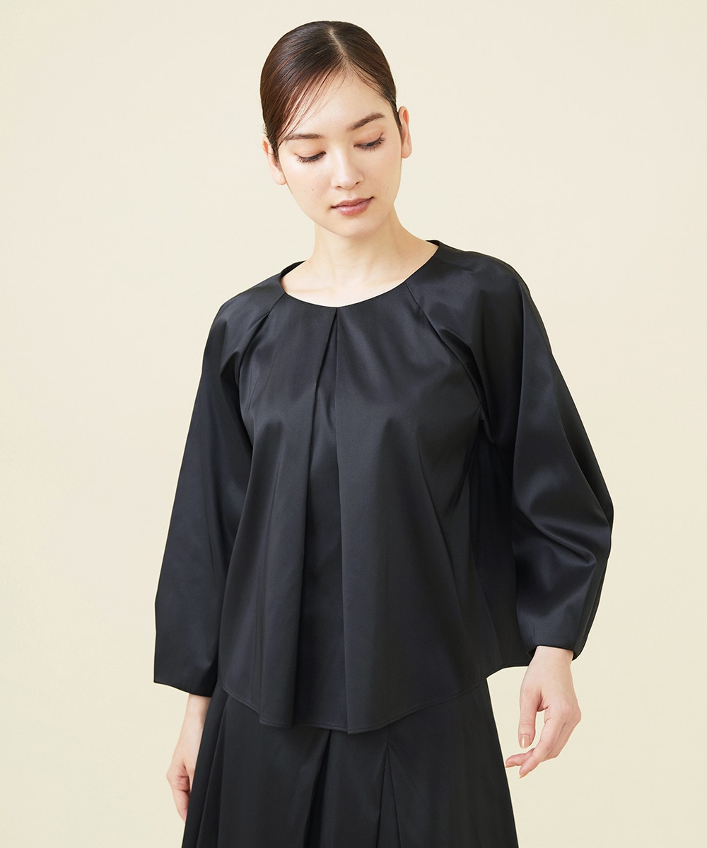 Silk taffeta blouse