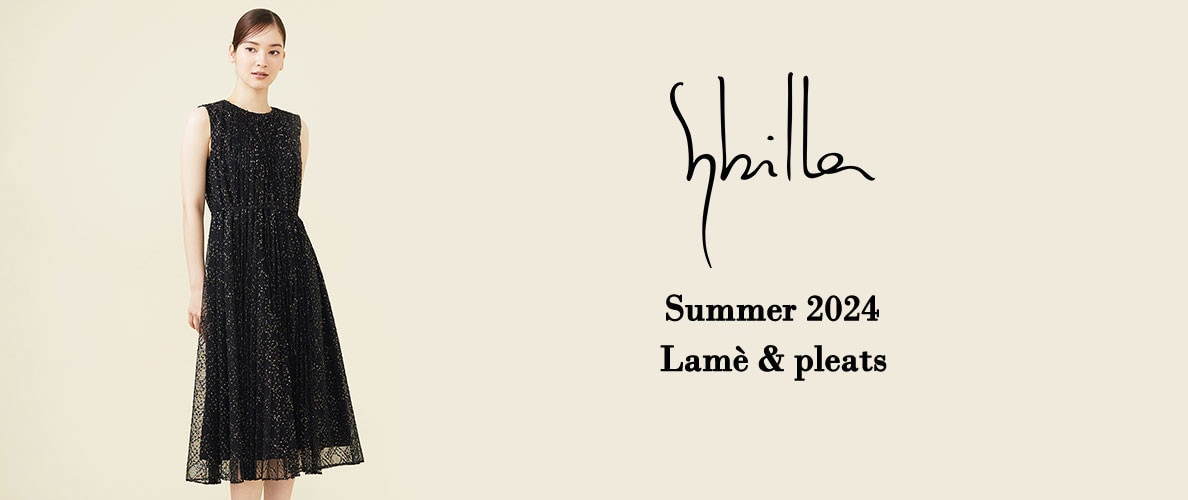 Sybilla Summer 2024 - Lamè & pleats - 