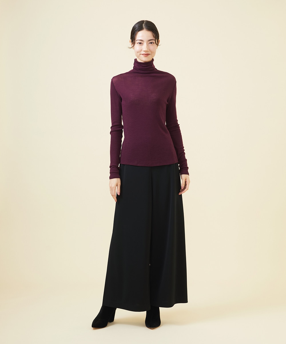 Wool turtle neck Burgundy