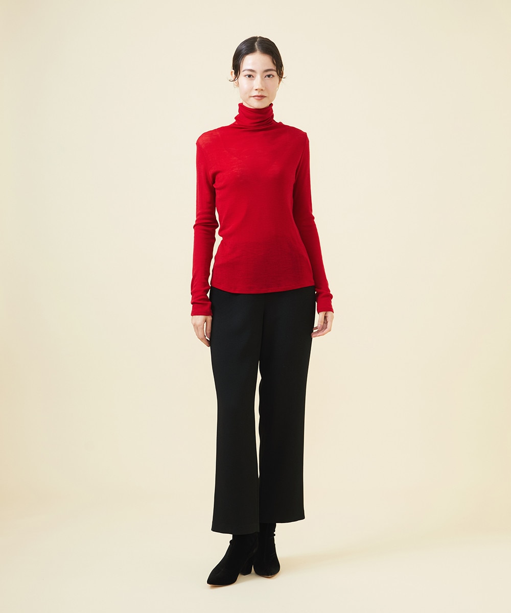 Wool turtle neck Red