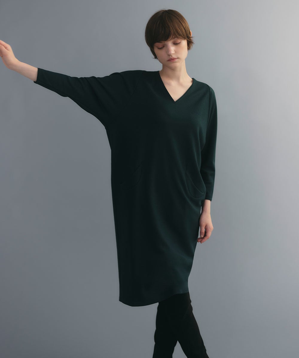 Wool jersey dress