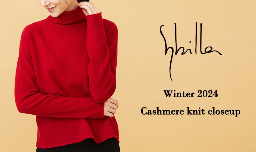 Sybilla Winter 2024 - Cashmere knit closeup -