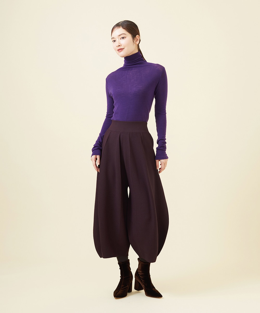 Knit cocoon pants