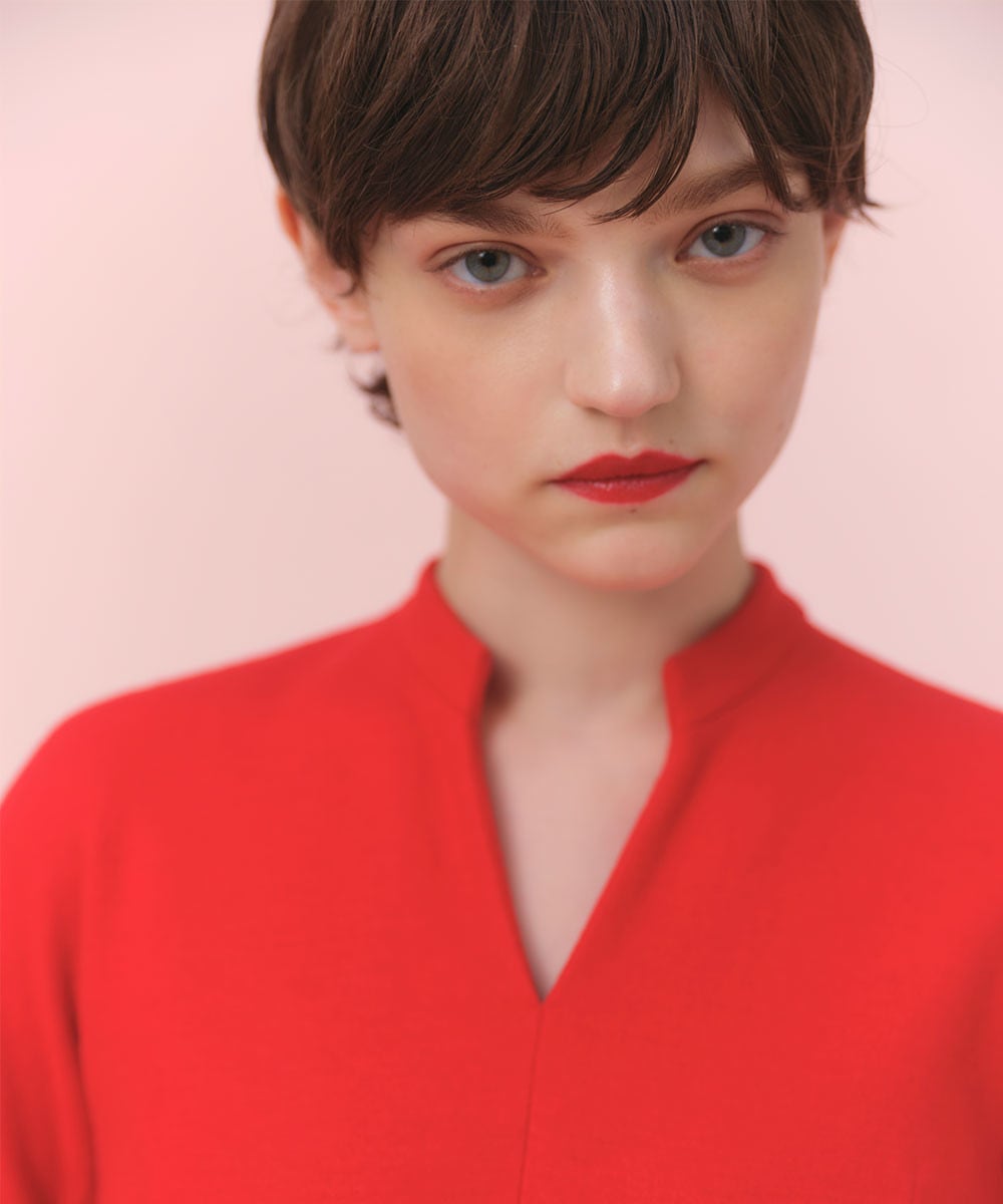 Red perfect cut dress