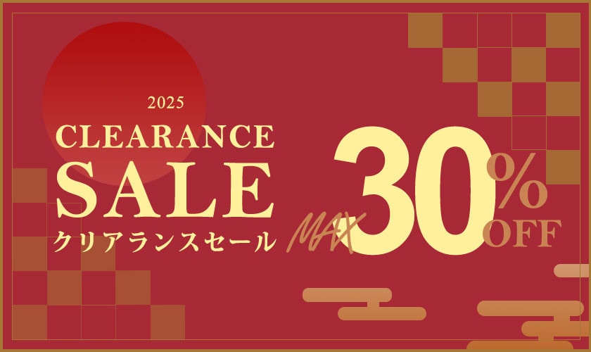 最大30%OFF CLEARANCE SALE