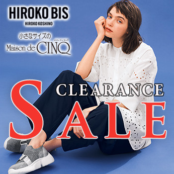 HIROKO BIS（小さいサイズ）夏のクリアランスセールスタート！対象の今季アイテムが最大50%OFF
