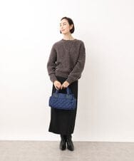 BJCAA03160 MK MICHEL KLEIN BAG(MK ミッシェルクラン バッグ) [2WAY/軽量]キルティングミニボストンバッグ グリーン