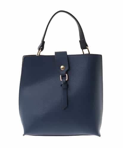 BJCJV86150 MK MICHEL KLEIN BAG [2WAY/軽量]バイカラースクエアハンドバッグ