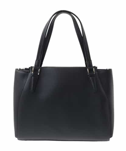 BKBAA02180 MK MICHEL KLEIN BAG [2WAY]合成皮革エレガントスクエアトートバッグ