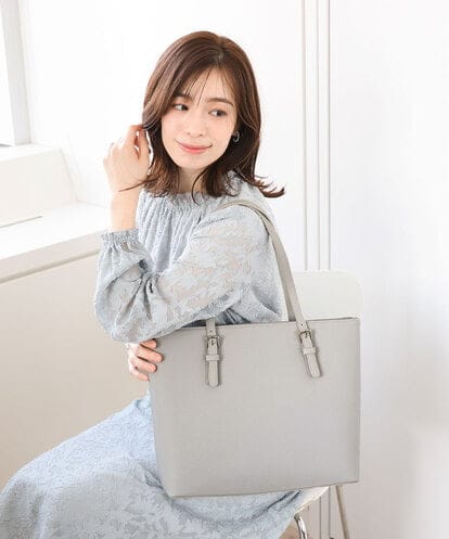 BKBAA12150 MK MICHEL KLEIN BAG [A4対応]スリムスクエアトートバッグ