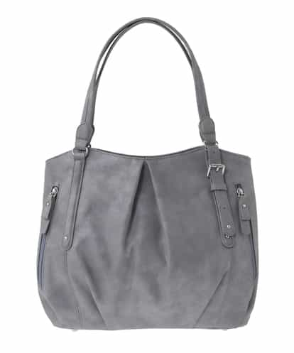 BKBAA26160 MK MICHEL KLEIN BAG [2WAY]タックラウンドトートバッグ