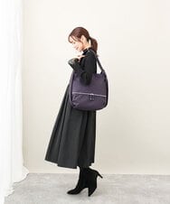 BKCAA26165 MK MICHEL KLEIN BAG(MK ミッシェルクラン バッグ) [2WAY/A4サイズ対応]パンチングデザイン変形トートバッグ ライトブルー