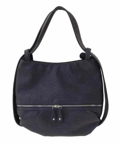 BKCAA28155 MK MICHEL KLEIN BAG [2WAY/軽量]フェイクレザー変形ミニトートバッグ