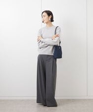 BKCAB83120 MK MICHEL KLEIN BAG(MK ミッシェルクラン バッグ) コクーンシルエットショルダーバッグ マスタード