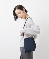 BKCAB83120 MK MICHEL KLEIN BAG(MK ミッシェルクラン バッグ) コクーンシルエットショルダーバッグ ネイビー