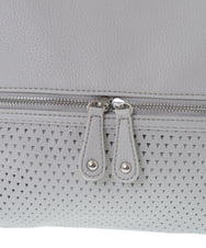 BKCGV28150 MK MICHEL KLEIN BAG(MK ミッシェルクラン バッグ) [2WAY/人気の定番BAG]スライドショルダーパンチングデザインミニバッグ アイボリー