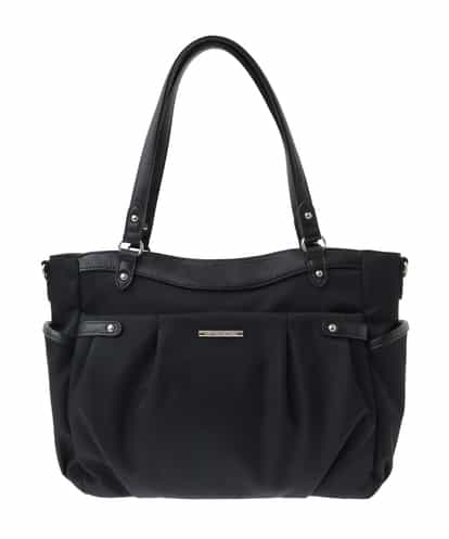 BKRAB31180 MK MICHEL KLEIN BAG [2WAY/撥水加工]レザージョイントナイロントートバッグ