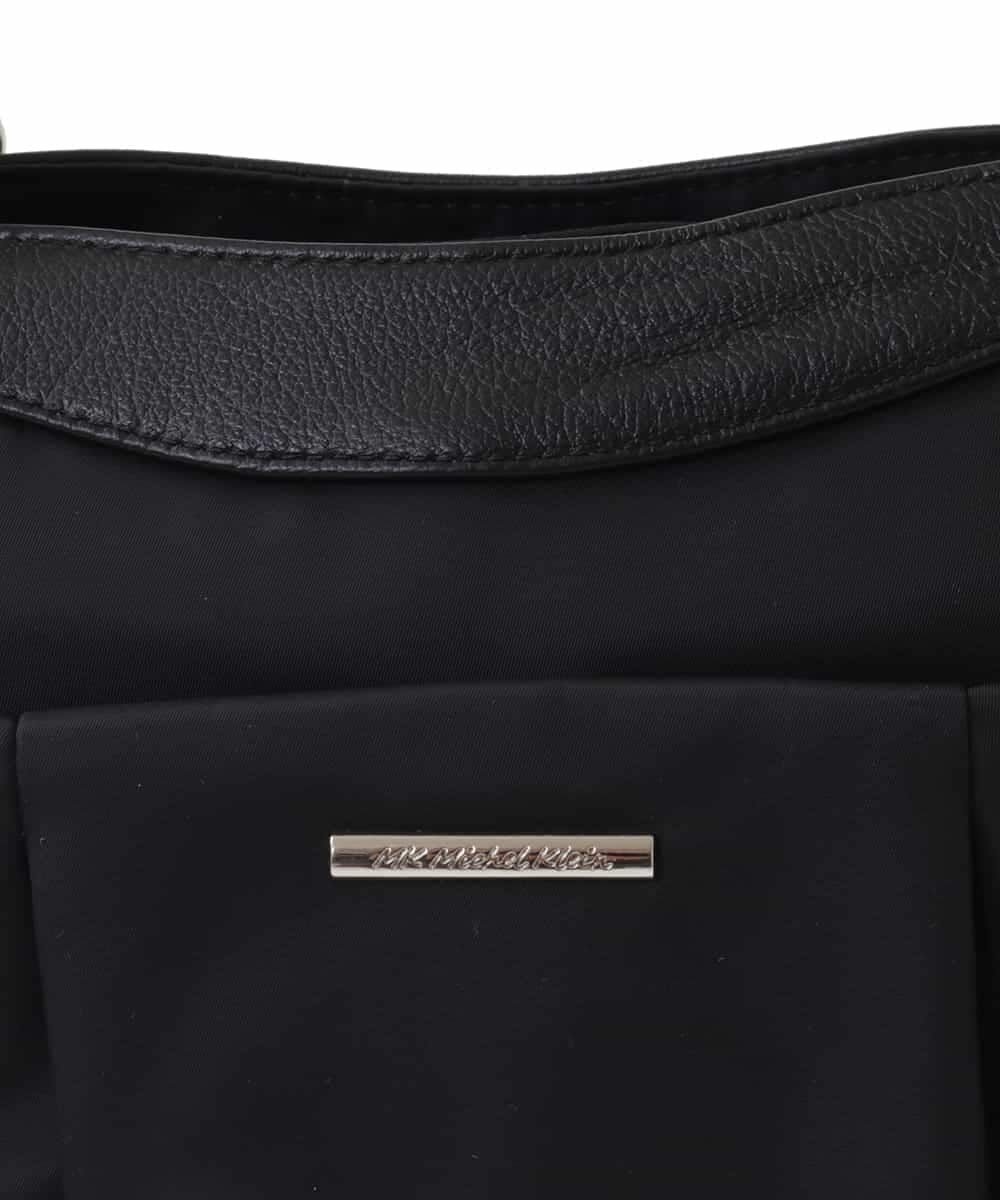 BKRGA31180 MK MICHEL KLEIN BAG(MK ミッシェルクラン バッグ) [撥水/2WAY]サイドポケットパイピングバッグ ブルー