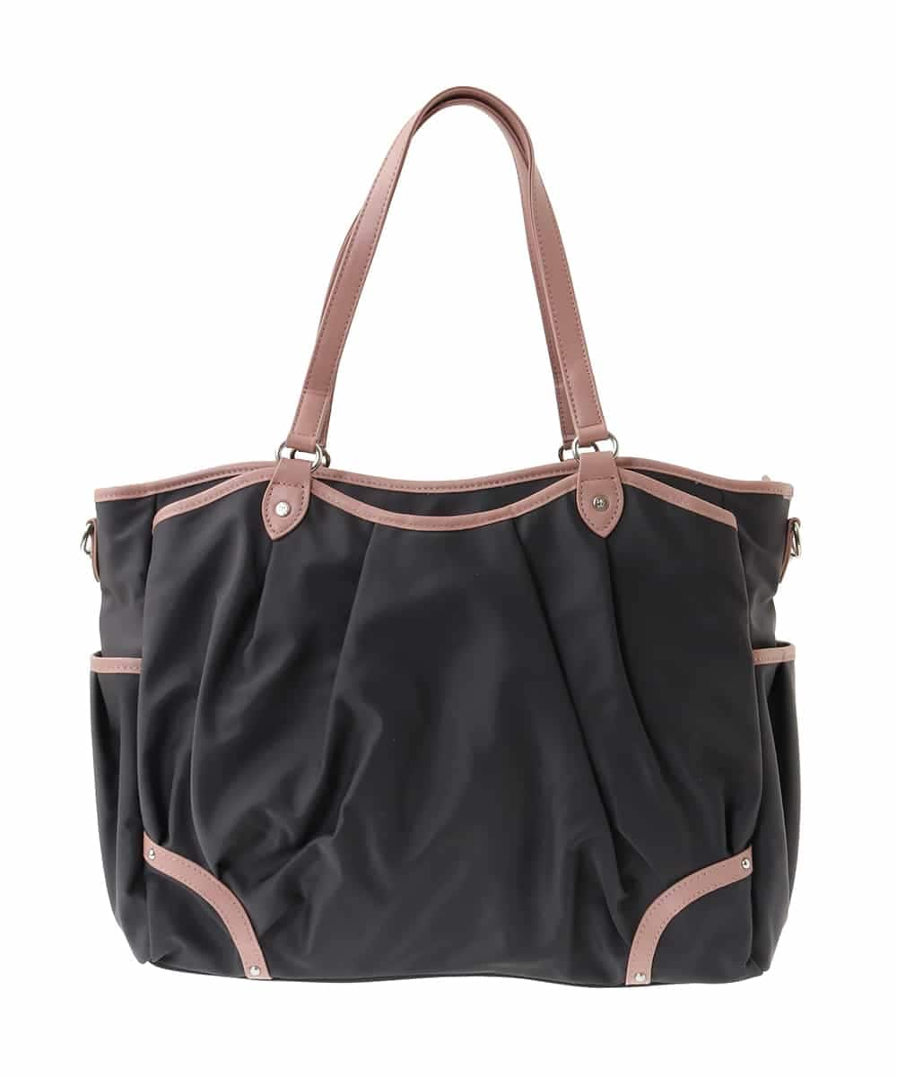 BKRGA98220 MK MICHEL KLEIN BAG(MK ミッシェルクラン バッグ) [2WAY/撥水]レザーアクセントナイロントートバッグ パープル