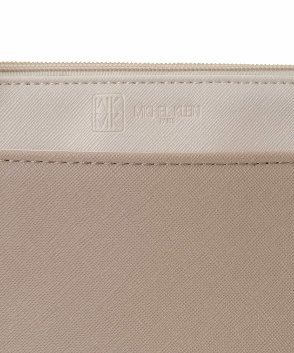 BPBAA12150 MK MICHEL KLEIN BAG(MK ミッシェルクラン バッグ) [2WAY]合成皮革スクエアトートバッグ ベージュ