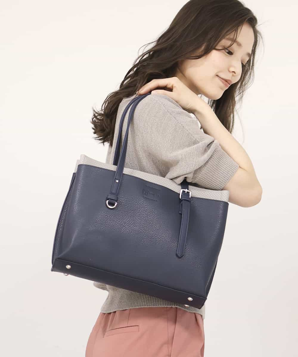 Mk Michel Klein Bag Mk ミッシェルクラン バッグ 2way 対応 インポーチ付きバイカラートートバッグ イトキンオンラインストア