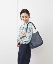 BPCAA01160 MK MICHEL KLEIN BAG(MK ミッシェルクラン バッグ) [2WAY]合成皮革ツイストハンドルバッグ ネイビー