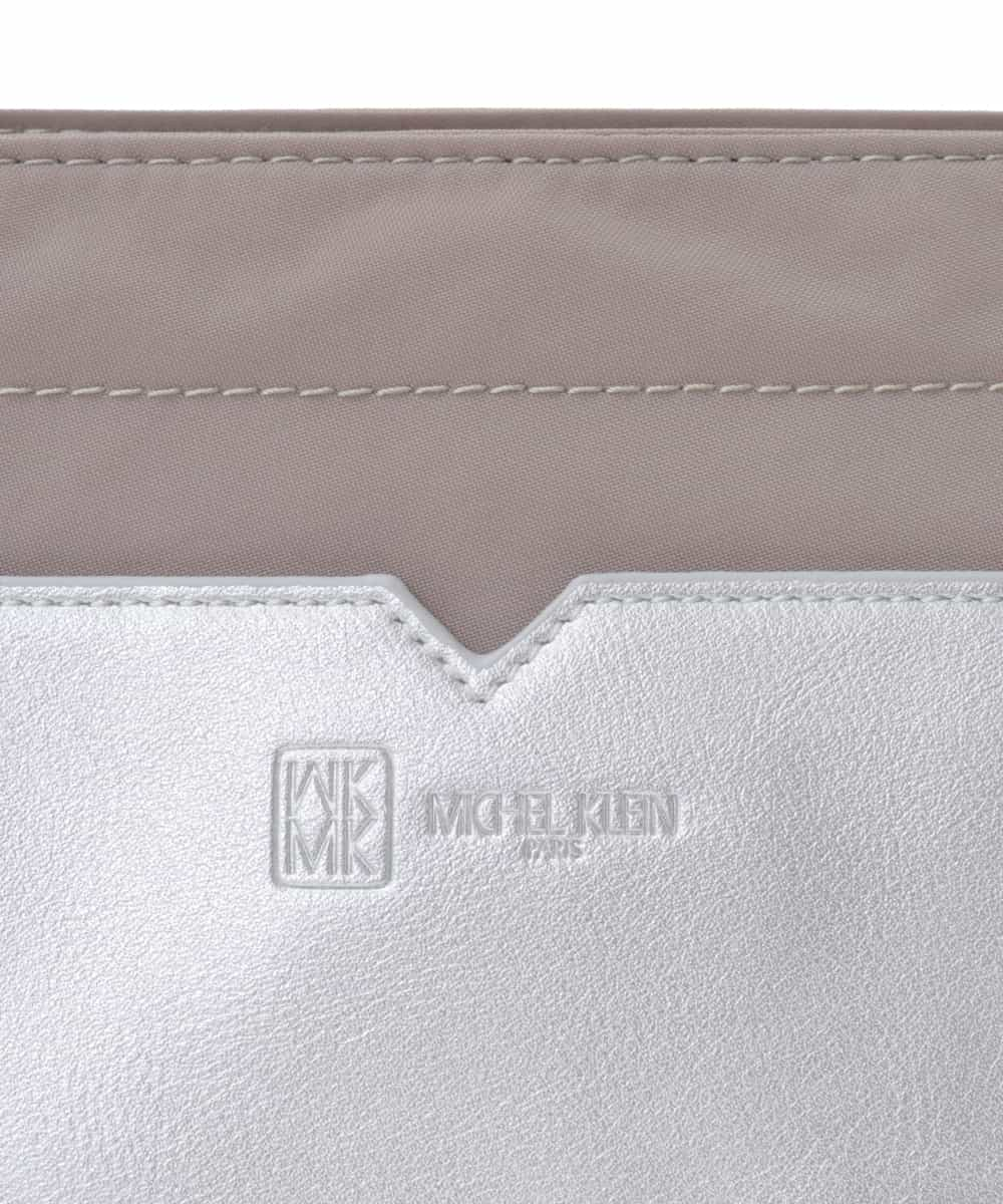 BPCAA21120 MK MICHEL KLEIN BAG(MK ミッシェルクラン バッグ) [2WAY]異素材ポケットワンハンドルバッグ レッド