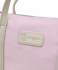 BPCAB40130 MK MICHEL KLEIN BAG(MK ミッシェルクラン バッグ) [2WAY]バイカラー軽量ミニトートバッグ ピンク