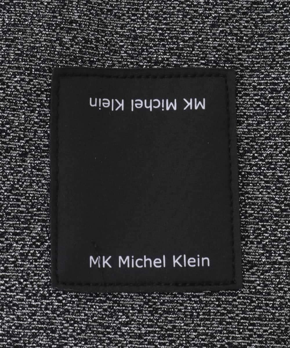 BPCEA12120 MK MICHEL KLEIN BAG(MK ミッシェルクラン バッグ) メタリックラメスクエアトートバッグ ライトブルー