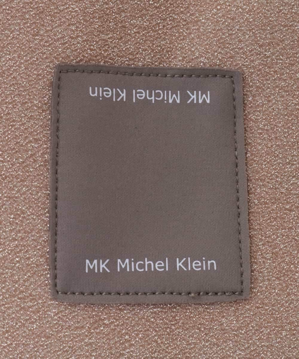 BPCEA12120 MK MICHEL KLEIN BAG(MK ミッシェルクラン バッグ) メタリックラメスクエアトートバッグ ライトブルー