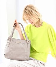 BPCGA36160 MK MICHEL KLEIN BAG(MK ミッシェルクラン バッグ) [2WAY]サイドファスナーデザイントートバッグ グレージュ