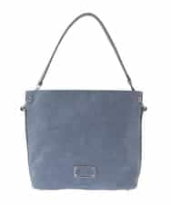 BPCGA39150 MK MICHEL KLEIN BAG(MK ミッシェルクラン バッグ) [2WAY]メタルタグアクセントトートバッグ ネイビー