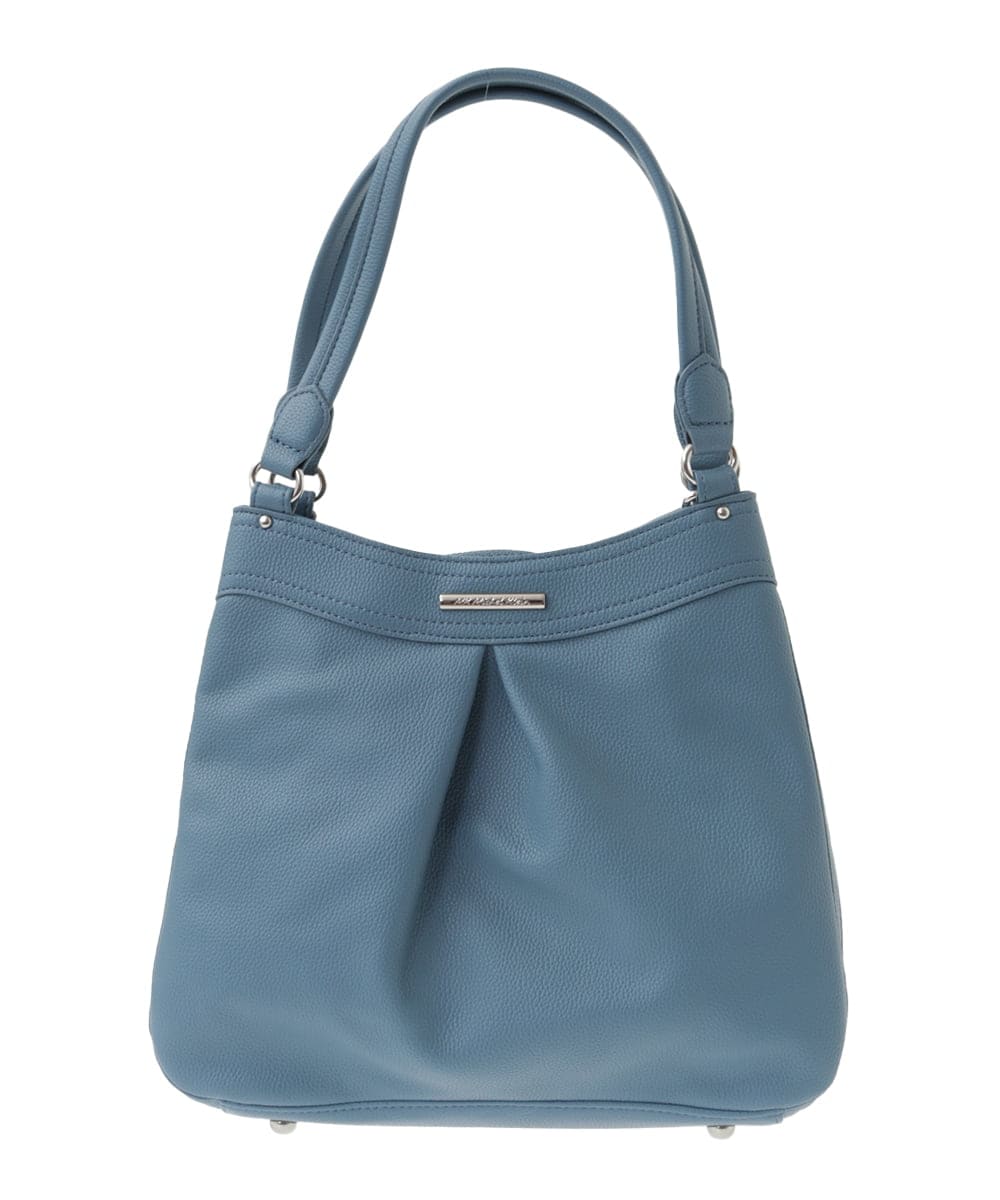 BPCLV93160 MK MICHEL KLEIN BAG(MK ミッシェルクラン バッグ) [2WAY]合成皮革タックデザインバッグ レッド