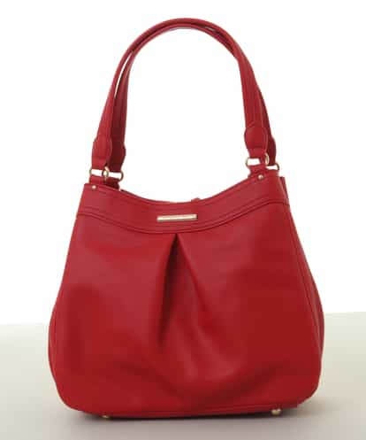 BPCLV93160 MK MICHEL KLEIN BAG [2WAY]合成皮革タックデザインバッグ