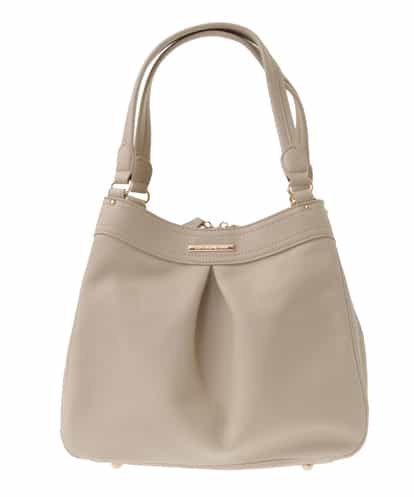 BPCLV93160 MK MICHEL KLEIN BAG [2WAY]合成皮革タックデザインバッグ