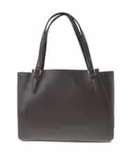 BPKAA02320 MK MICHEL KLEIN BAG(MK ミッシェルクラン バッグ) [2WAY]牛革エレガントスクエアトートバッグ ベージュ