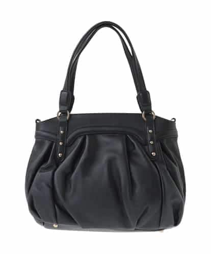 BPKAA08290 MK MICHEL KLEIN BAG [2WAY]タックアクセント牛革トートバッグ