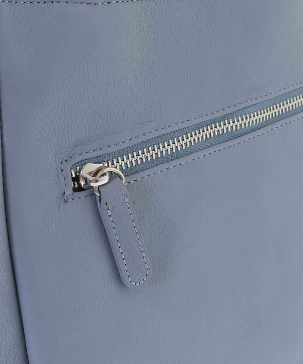 BPKAA11260 MK MICHEL KLEIN BAG(MK ミッシェルクラン バッグ) レザータックデザインバッグ ライトブルー