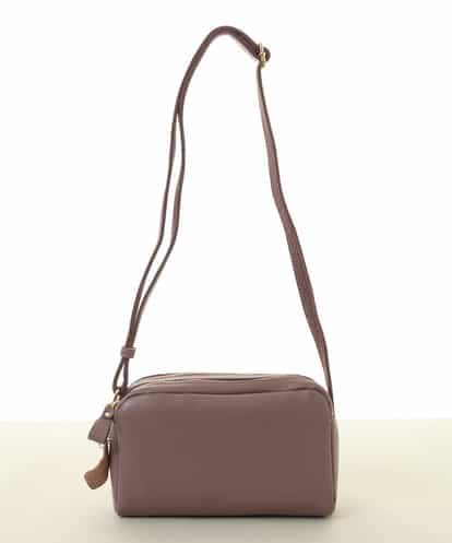 BPKAA31200 MK MICHEL KLEIN BAG ダブルファスナーカウレザーショルダーバッグ