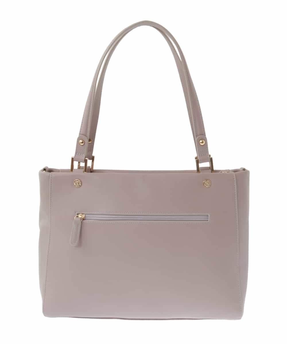 BPKGA04280 MK MICHEL KLEIN BAG(MK ミッシェルクラン バッグ) [2WAY]メタルポイント牛革トートバッグ ライトグレー