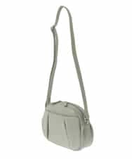 BPKGA31230 MK MICHEL KLEIN BAG(MK ミッシェルクラン バッグ) タックポイントラウンドショルダーバッグ グリーン